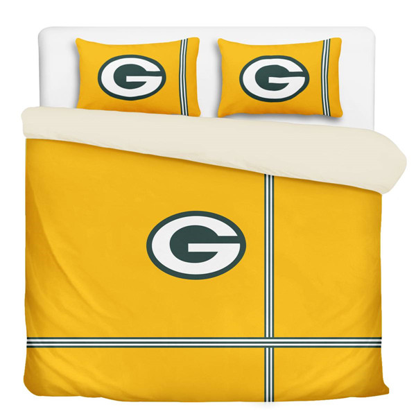 Green Bay Packers 3-Pieces Full Bedding 002
